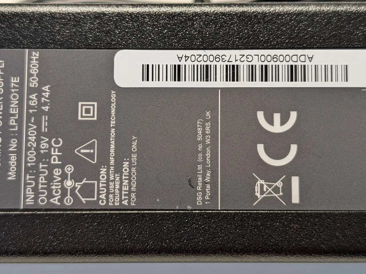 Billede 2 - Logik 90W Strømforsyning - LPLEN017E