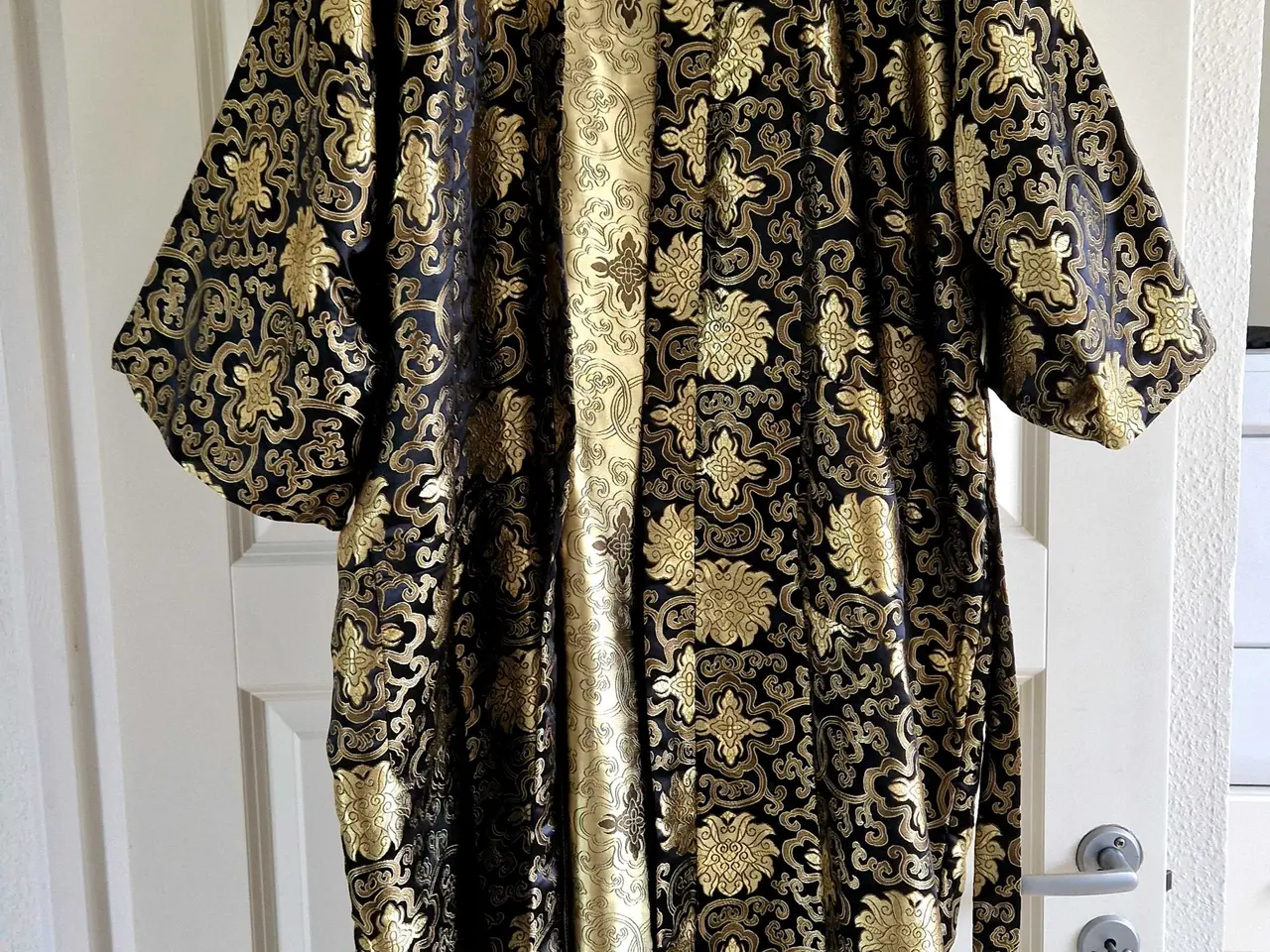 Billede 1 - Stor flot vintage silke kimono. Aldrig brugt 