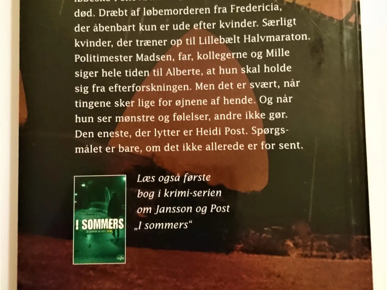 Billede 2 - Løb for livet - en Jansson og Post-krimi