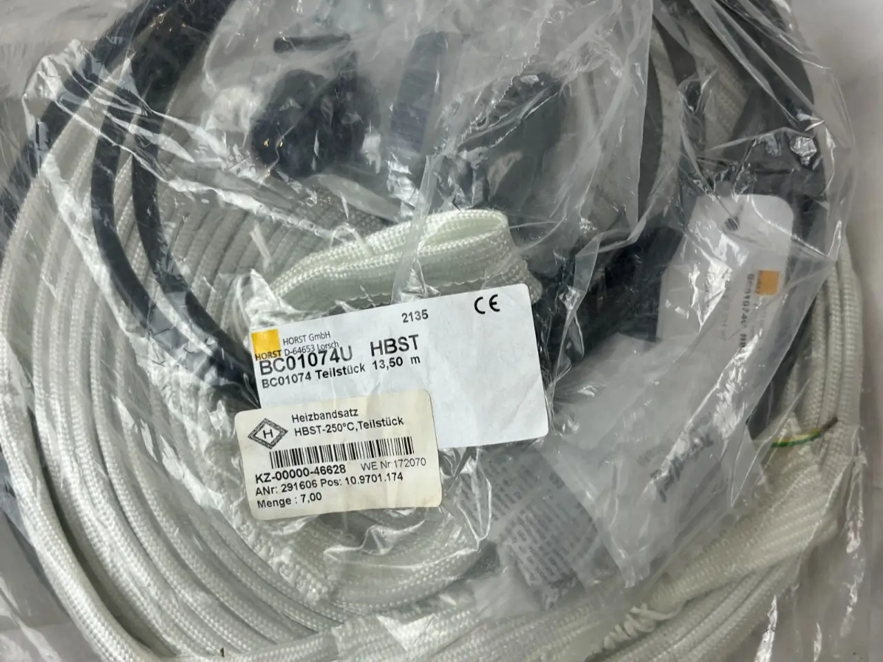 Billede 1 - Horst HBST-250°C Heizbandsatz BC01074U Heating Set