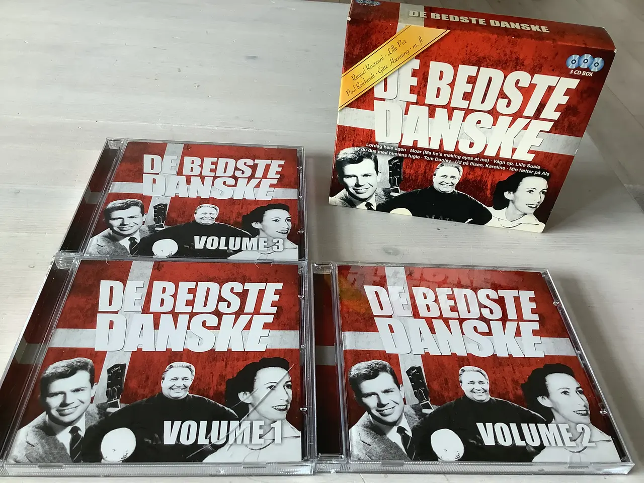 Billede 2 - De bedste danske box med 3 cd’er