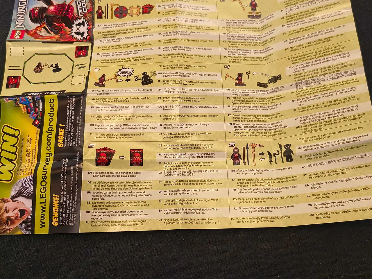 Billede 10 - LEGO Ninjago – NRG Cole Spinner-sæt (Sæt 9572)