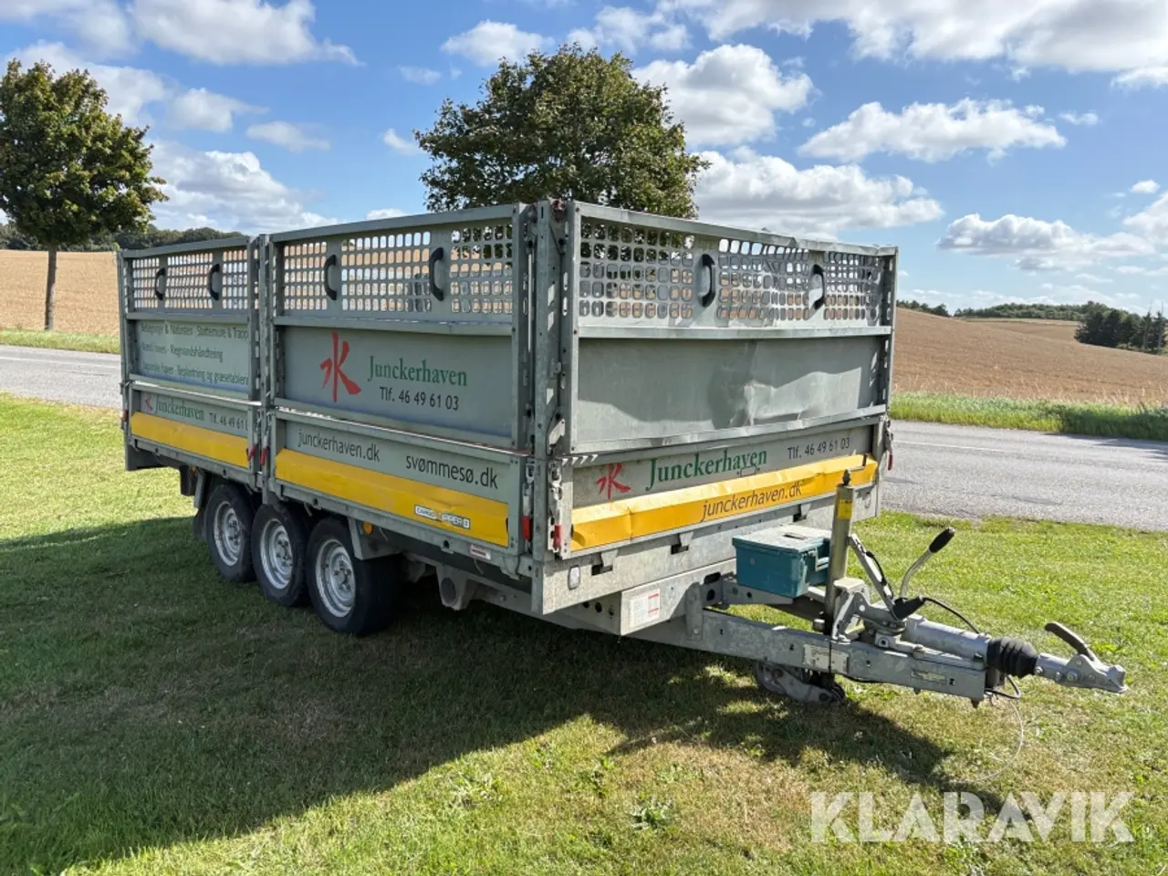 Billede 2 - Maskintrailer Brian James Trailers Cargo Tipper 3-akslet med tip