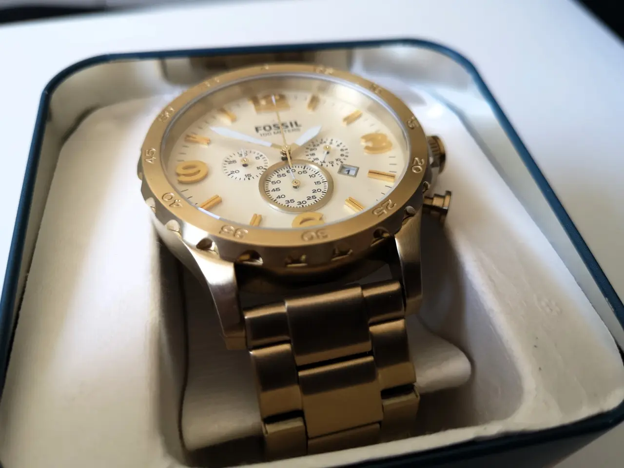 Billede 6 - 6 x Fossil herreur + 3 x Fossil armbånd