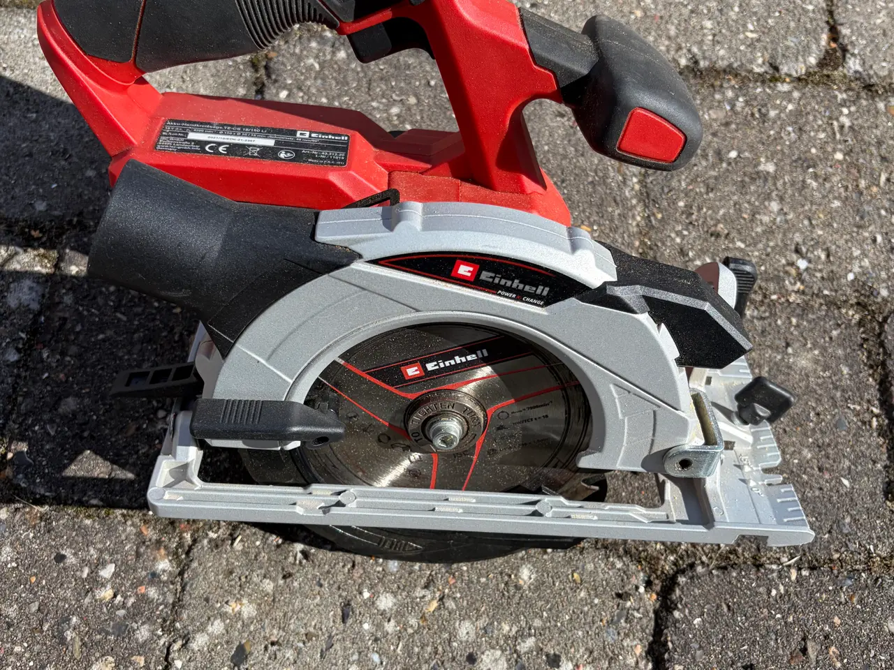 Billede 2 - Einhell TE-CS 18/150 Li rundsav 18 V, maks 48 mm
