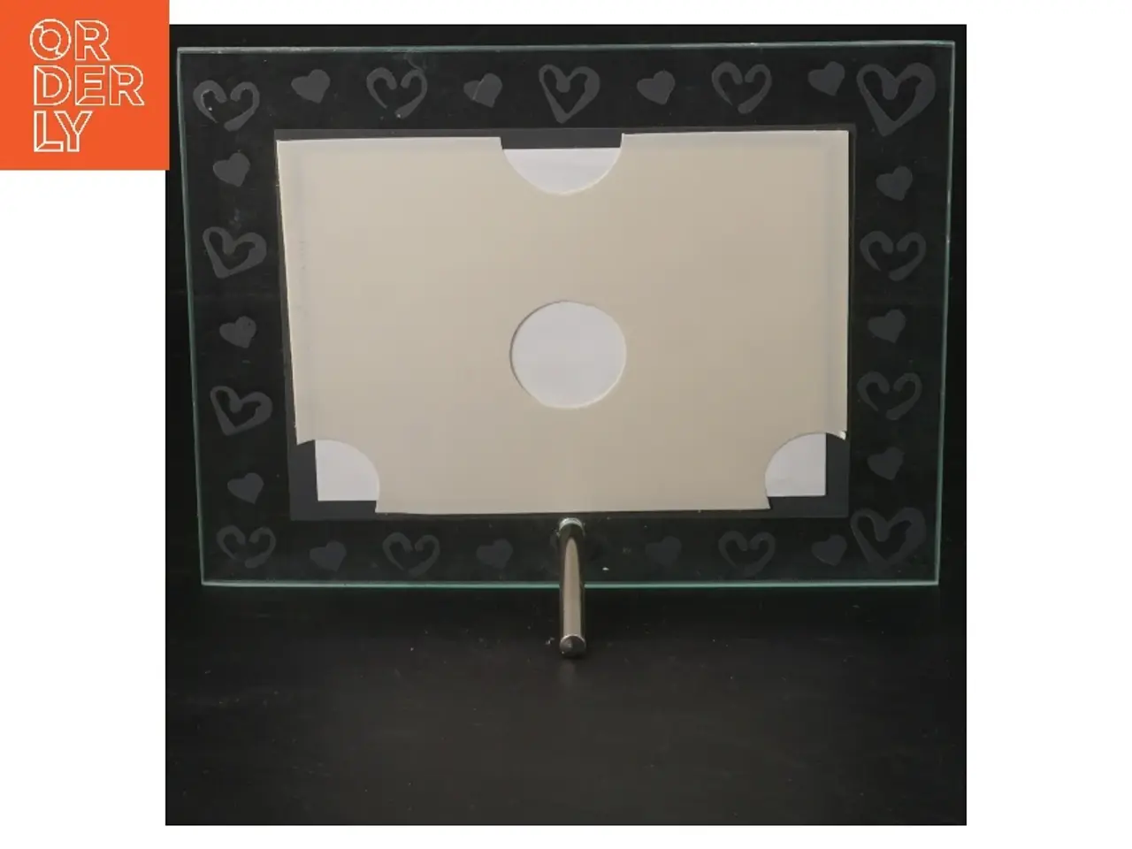Billede 2 - Billedramme med hjerter (str. 18x14 cm)