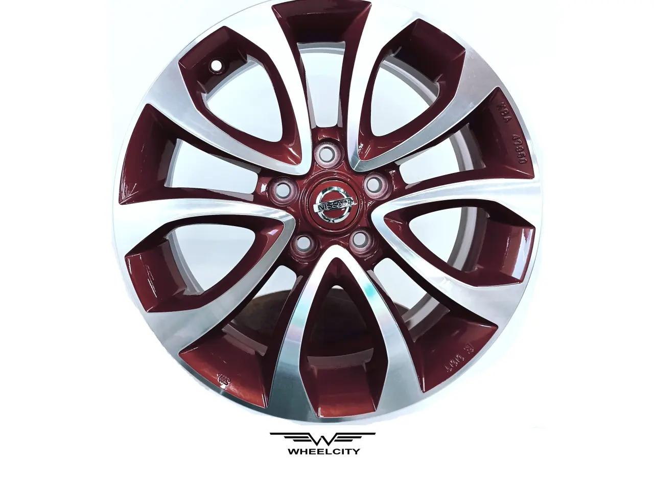 Billede 2 - 5x114,3 17" ET47 nav 66,1ø NISSAN fælge (NYE)