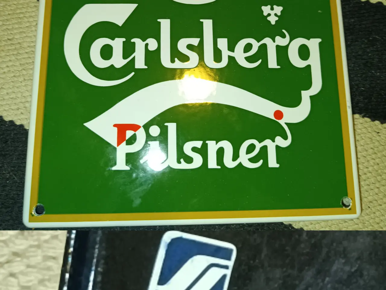 Billede 1 - Carlsberg skilte i metal