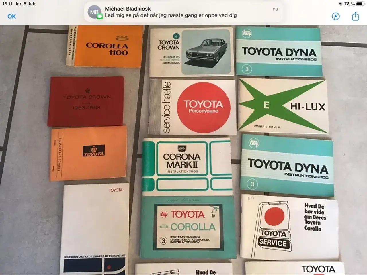 Billede 1 - Toyota bøger retro