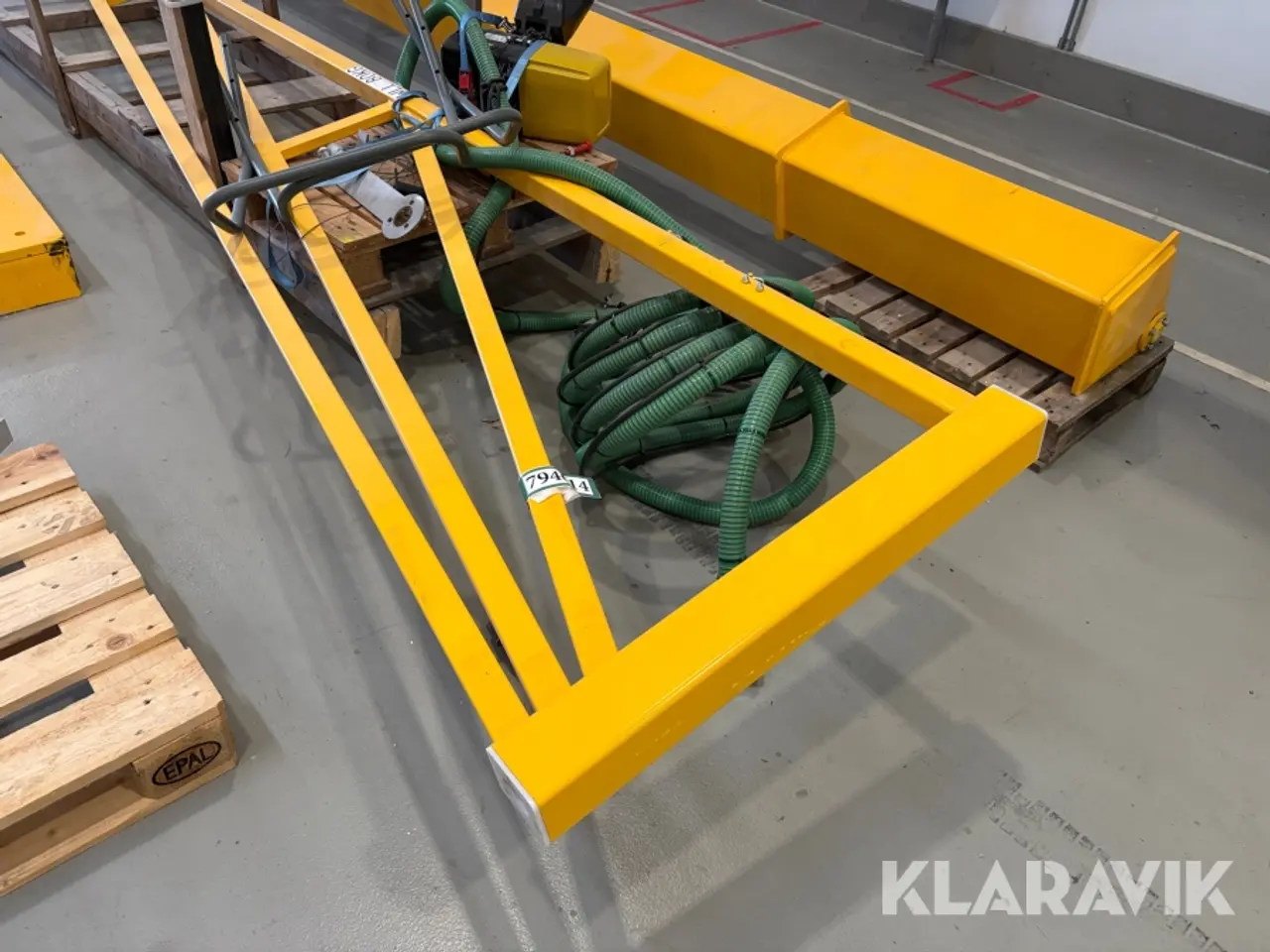 Billede 6 - Svingkran Alvac Søjlesvingkran med platform