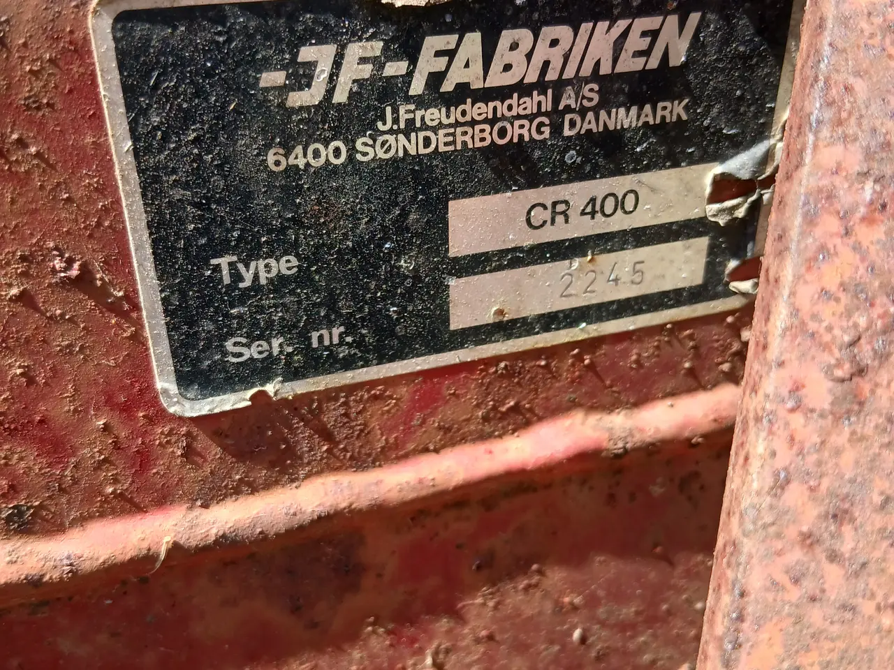 Billede 3 - JF cr 400 høvender