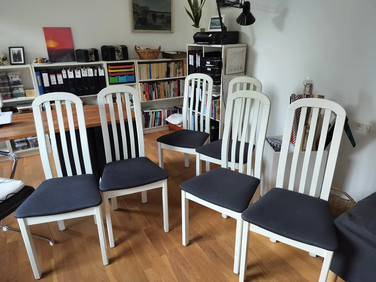 Billede 1 - Højryggede spisebordsstole