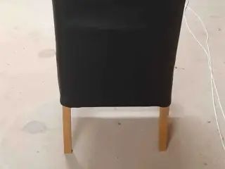 8 Ægte læder stole