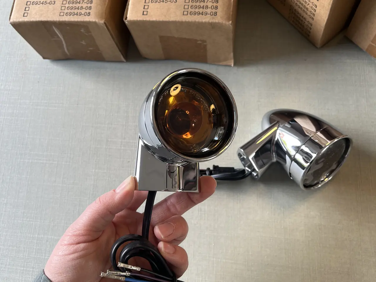 Billede 5 - Harley-Davidson bullet style blinklys kit