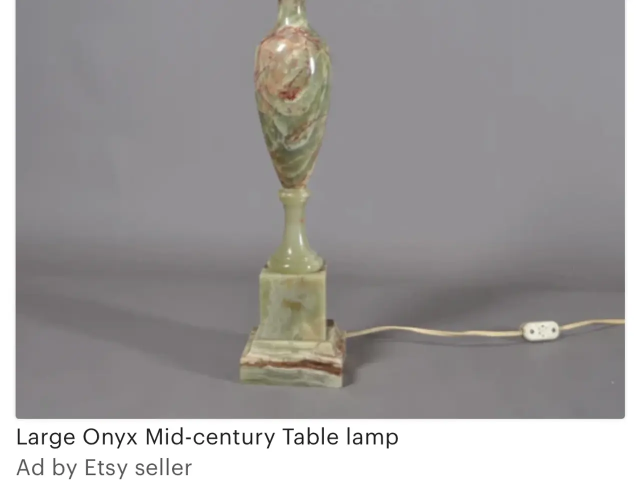 Billede 3 - Onyx bordlampe