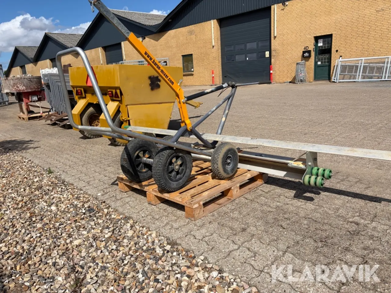 Billede 5 - Fliselægger og afrettervogn Baron Tile lifter Wagon