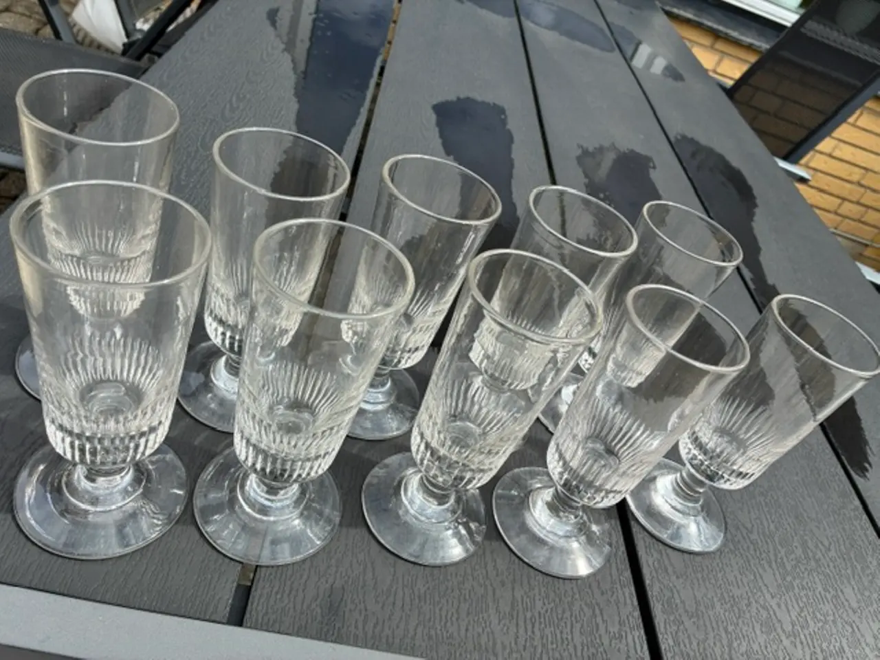 Billede 2 - Antikke rødvinsglas