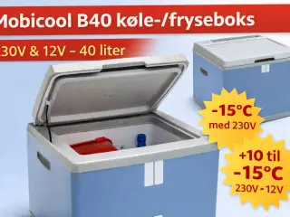 Mobicool B40 køle-/fryseboks – 40 liter (230V/12V)