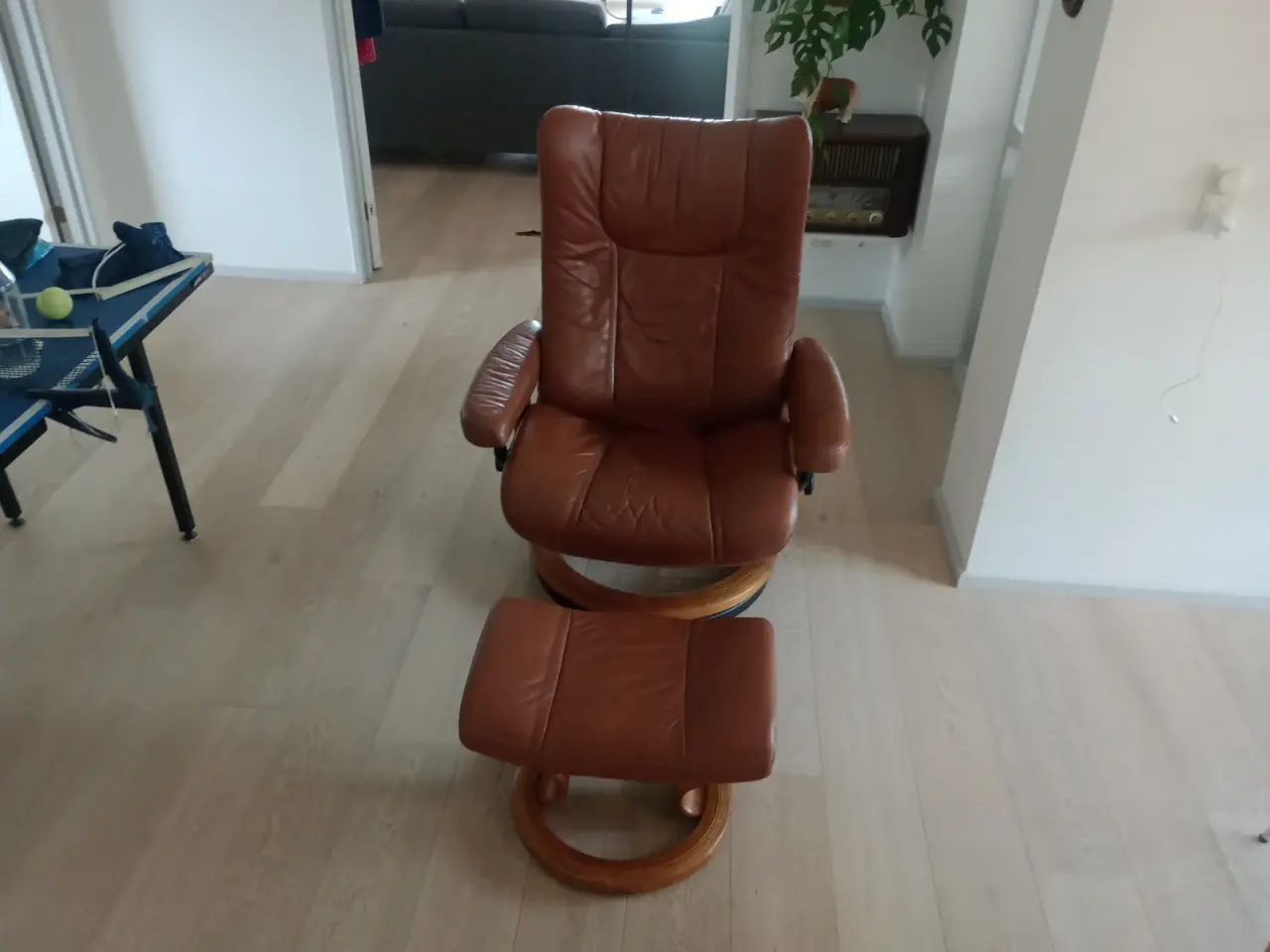 Billede 1 - Stressless lænestol med skammel