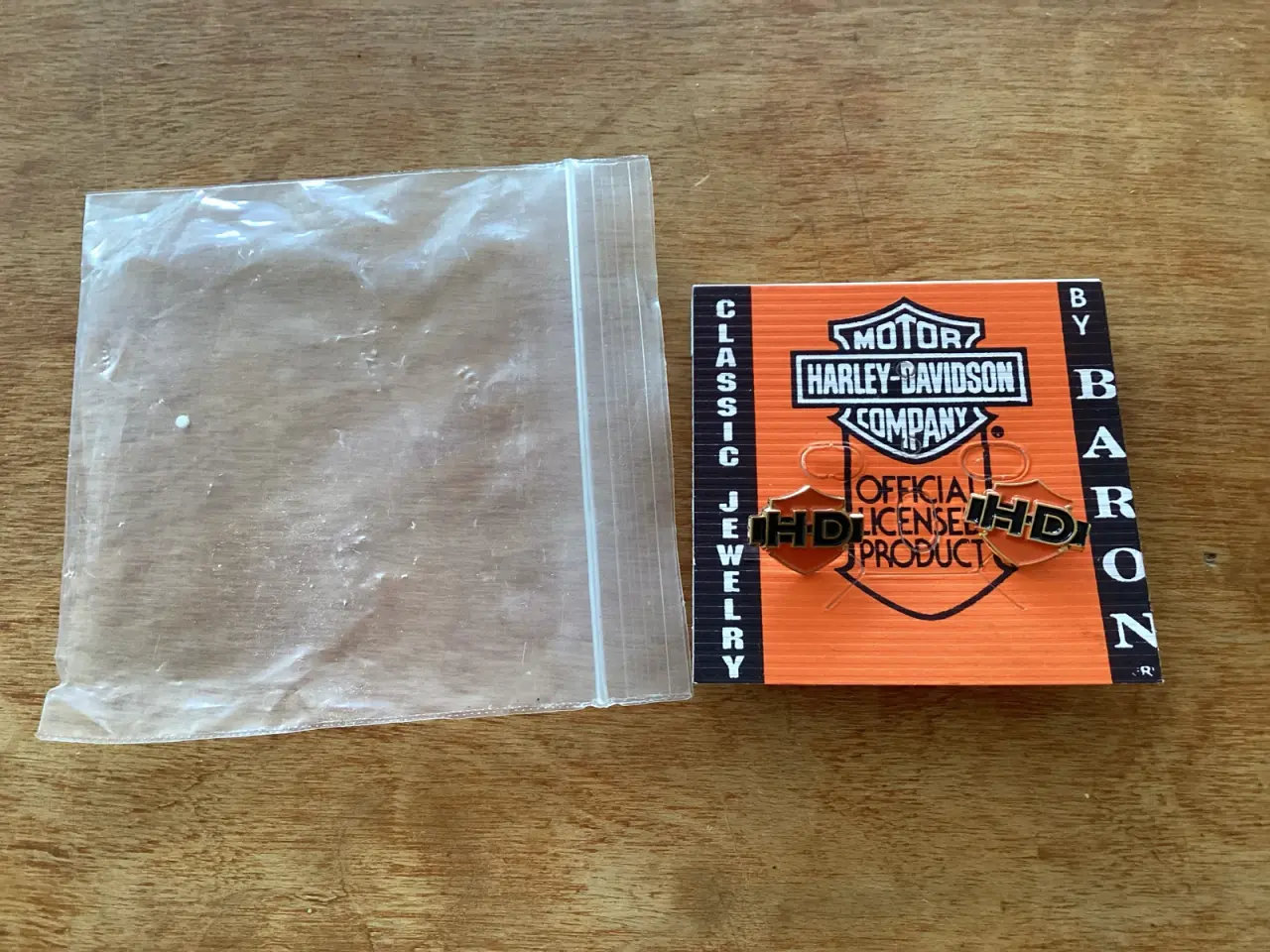 Billede 1 - Øreringe- ørestikker Harley Davidson 