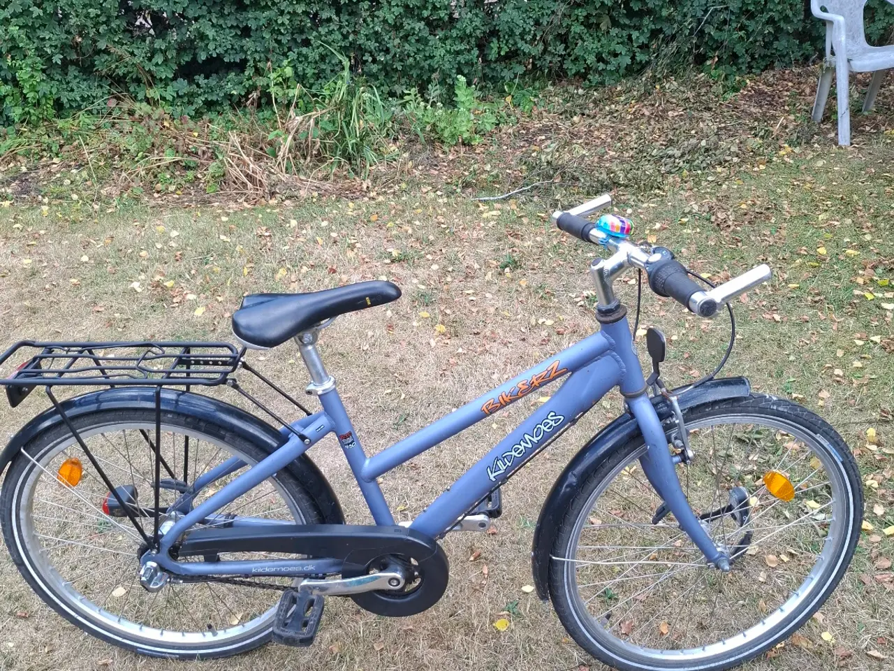 Billede 1 - Kildemoes 24 " blå børnecykel