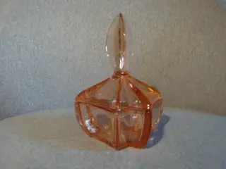 Elegant rosa glas Bonbonniere