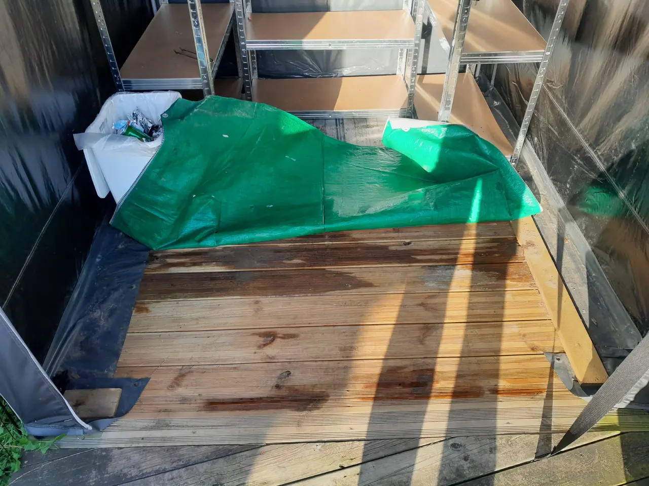 Billede 4 - Opbevarings telt med solid bund, 190 x 230 cm