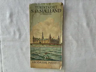 Turistkort S.Ø.Sjælland i målestok: 1:100 000
