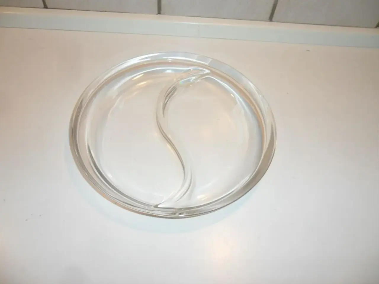 Billede 3 - Glas fad med 2 rum