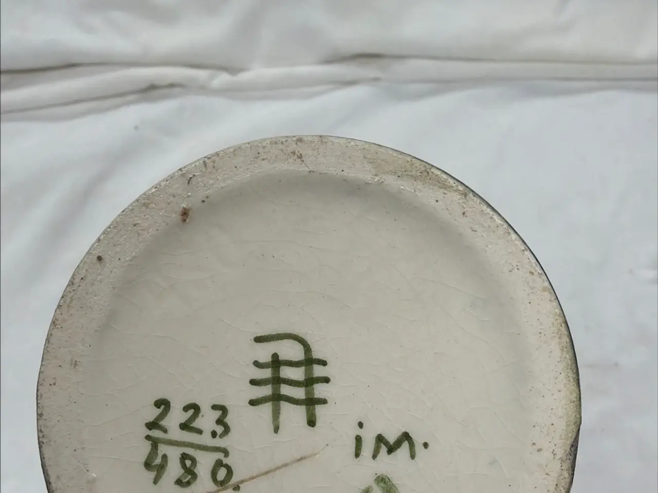 Billede 2 - Aluminia "Blå tulipan"-vase (model 223/480) på 22