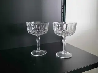 2 Champagneskåle