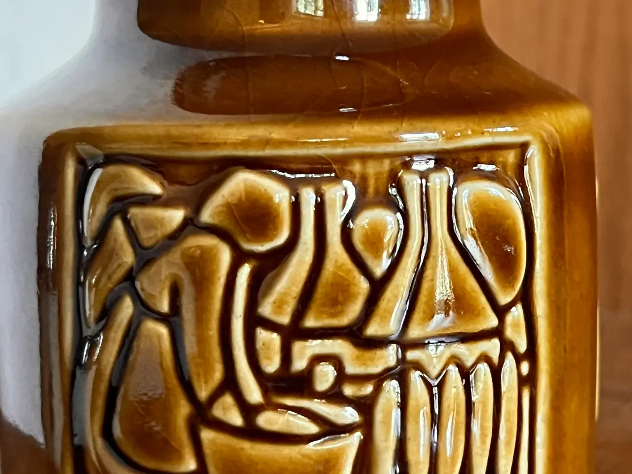 Billede 3 - Smuk Michael Andersen vase – Bornholmsk keramik