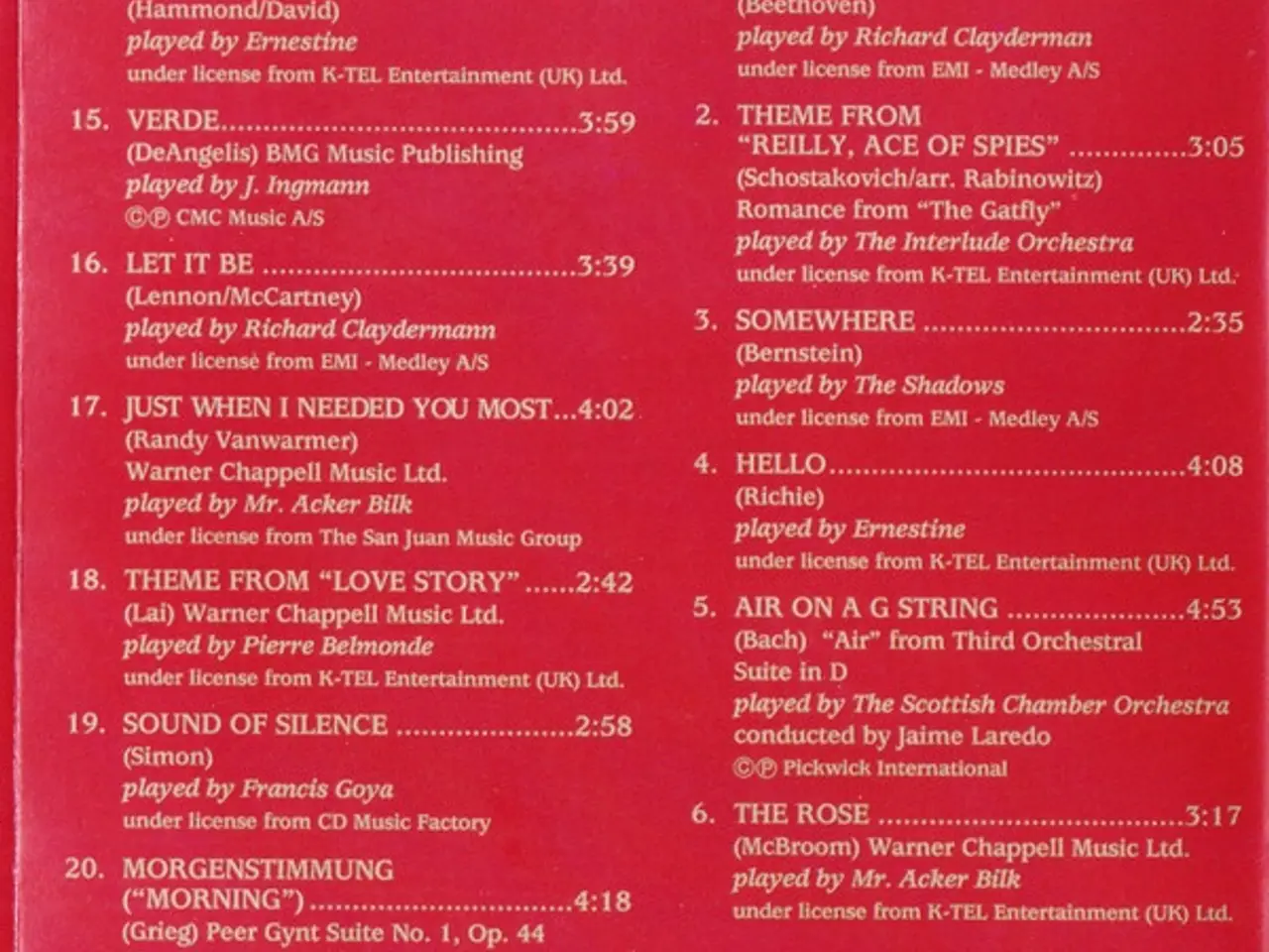 Billede 10 - Diverse kunstnere – Beautiful Moments – 2CD