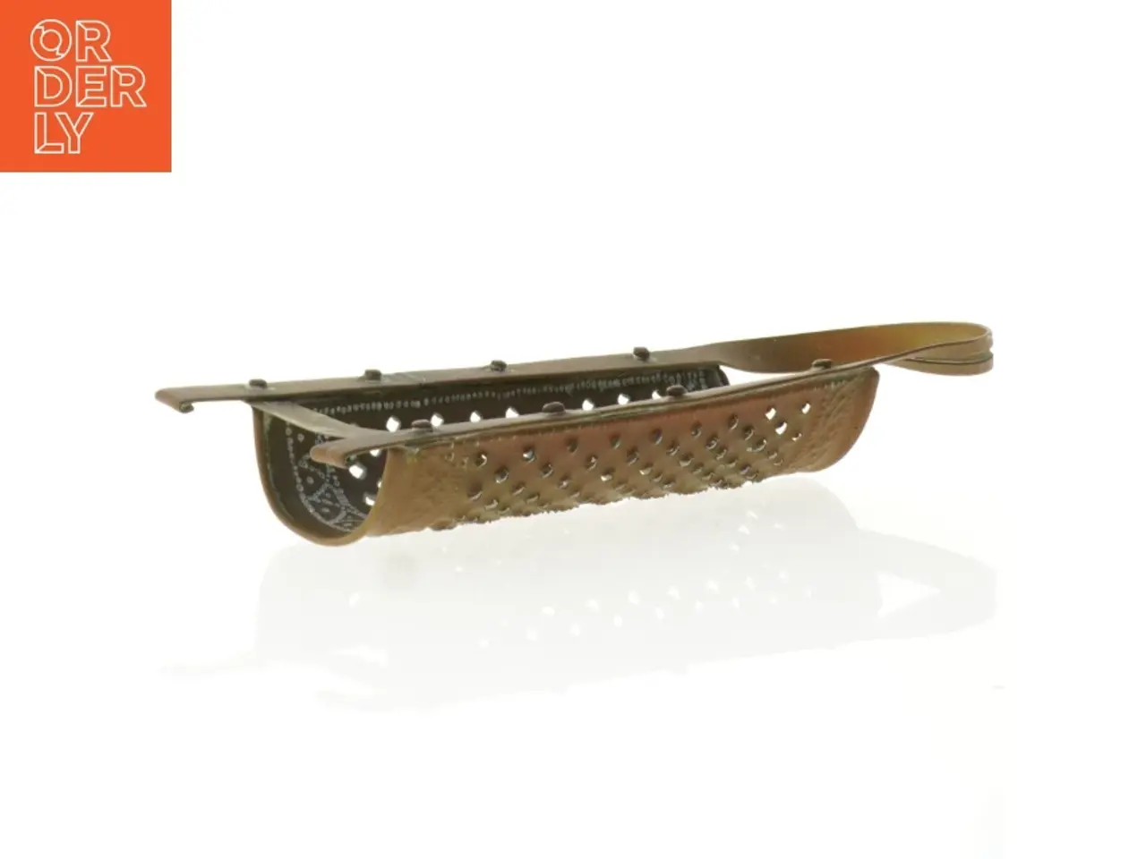 Billede 3 - Antikt Rivejern kobber/messing (str. 29 x 10 cm)