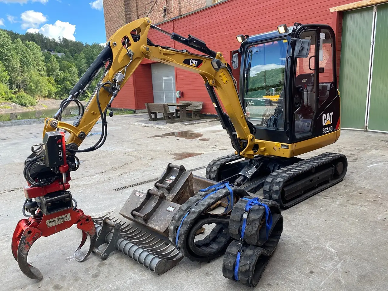 Billede 1 - Minigraver - Caterpillar 302