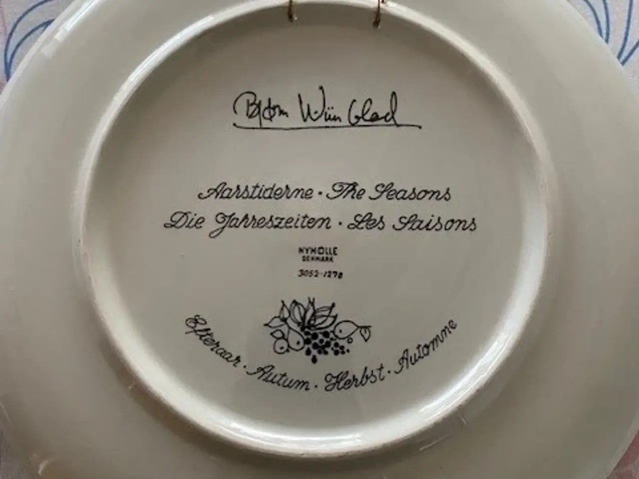 Billede 6 - Bjørn Wiienblad de 4 årstider 27cm