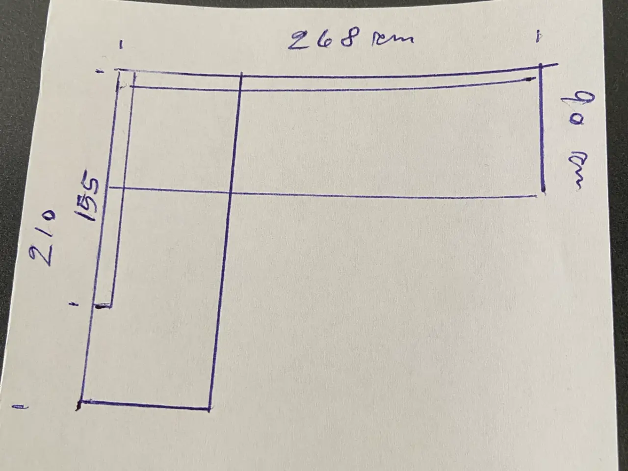 Billede 3 - Sofa hjørne med chaiselong mål se foto