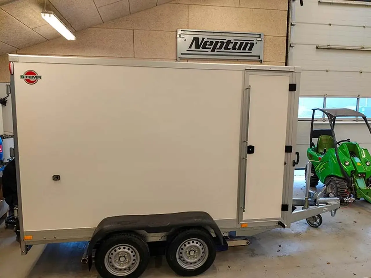 Billede 6 - Stema Cargo 305x187x184 2 akslet 2700 kg Rampe