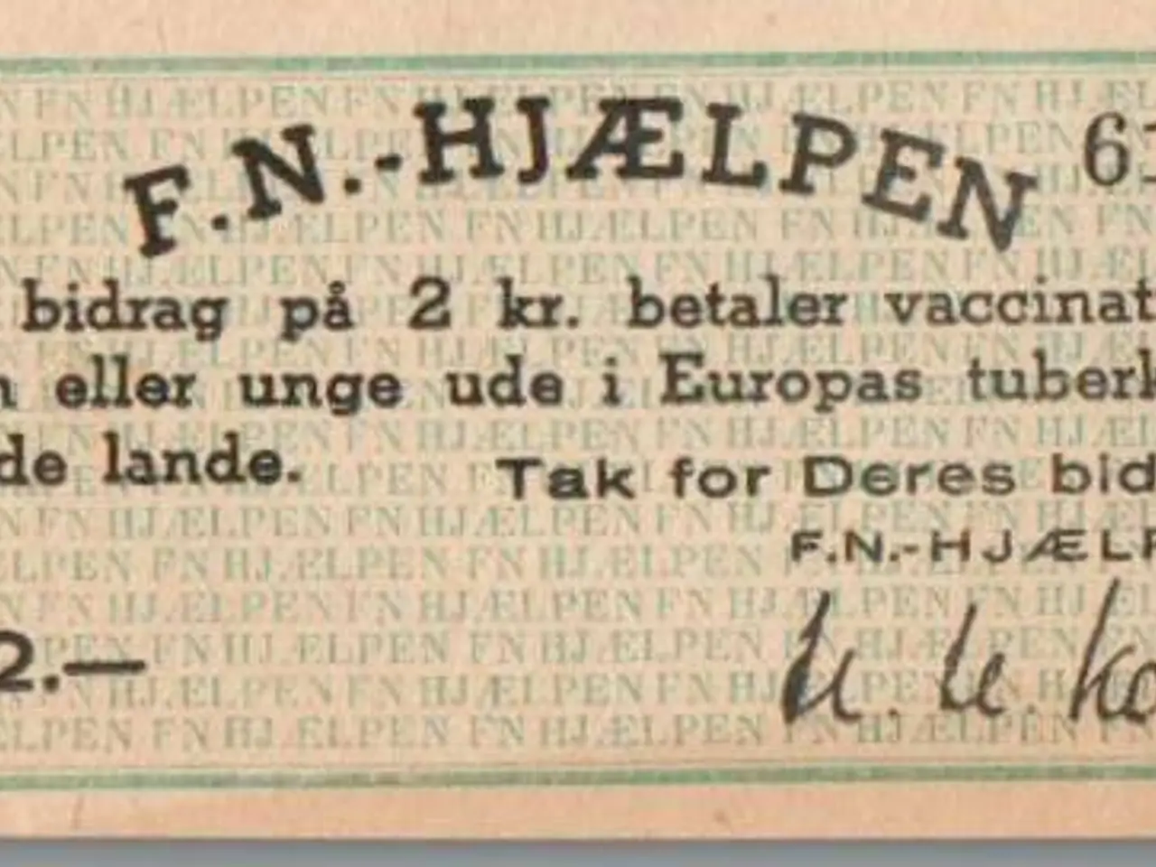 Billede 1 - F.N. Hjælpen - 2,- kr -