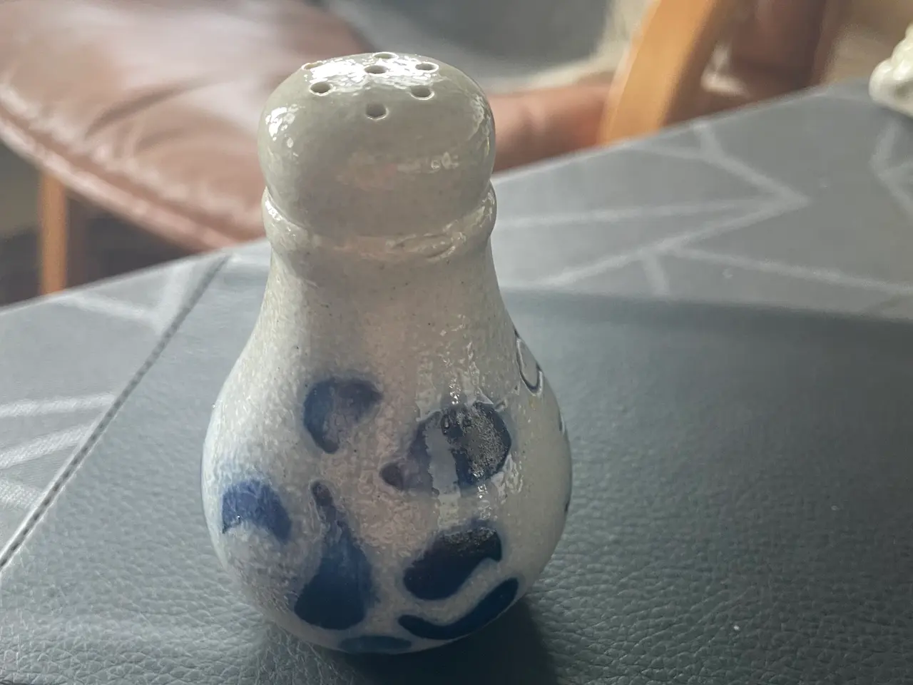Billede 2 - Saltglasseret saltbøsse