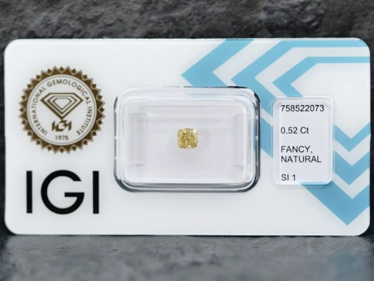 Billede 1 - Løs Diamant IGI-Certifikat.