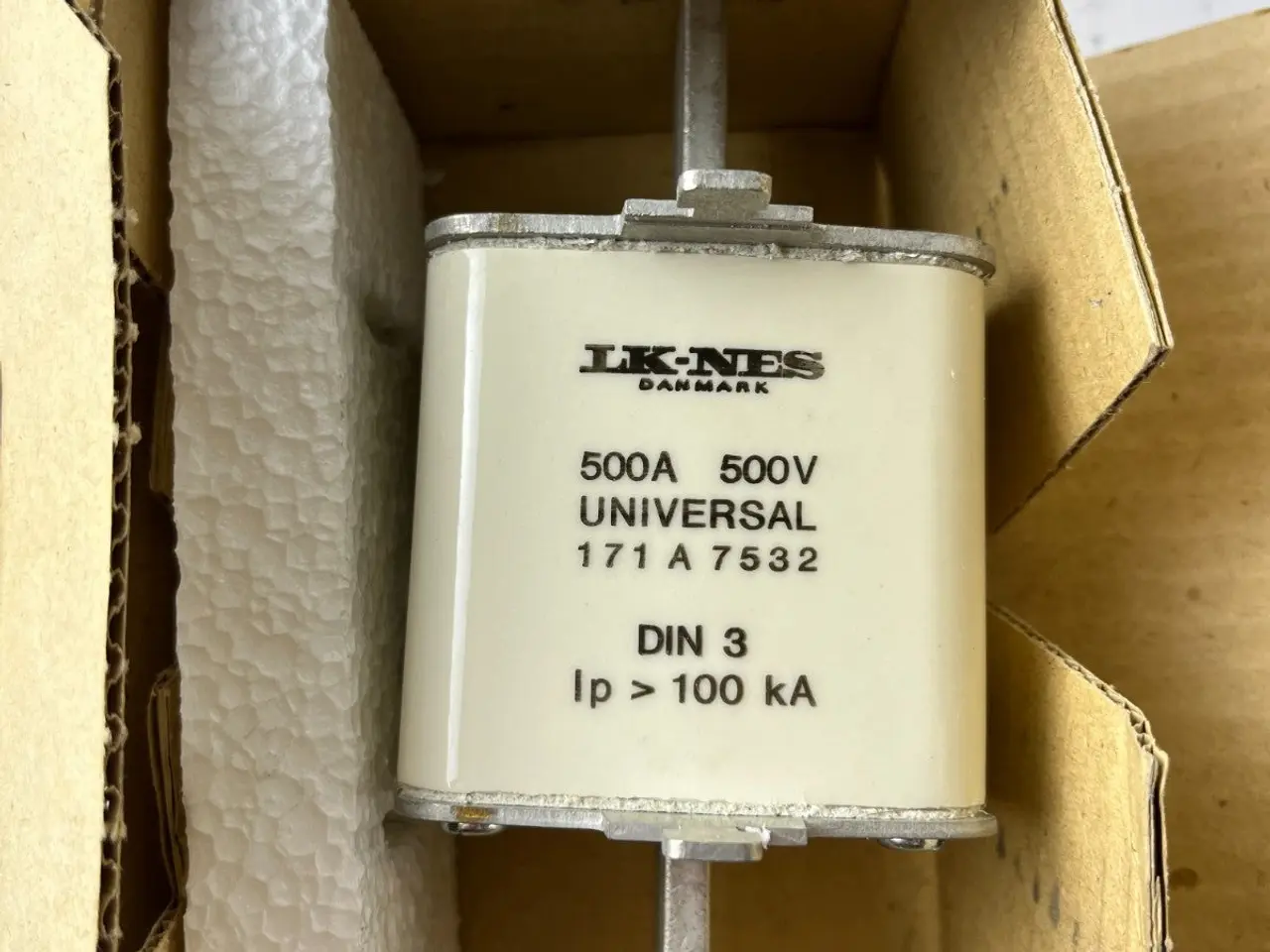 Billede 7 - LK-NES 171A7532 DIN 3 Cartridge sikringer 500A