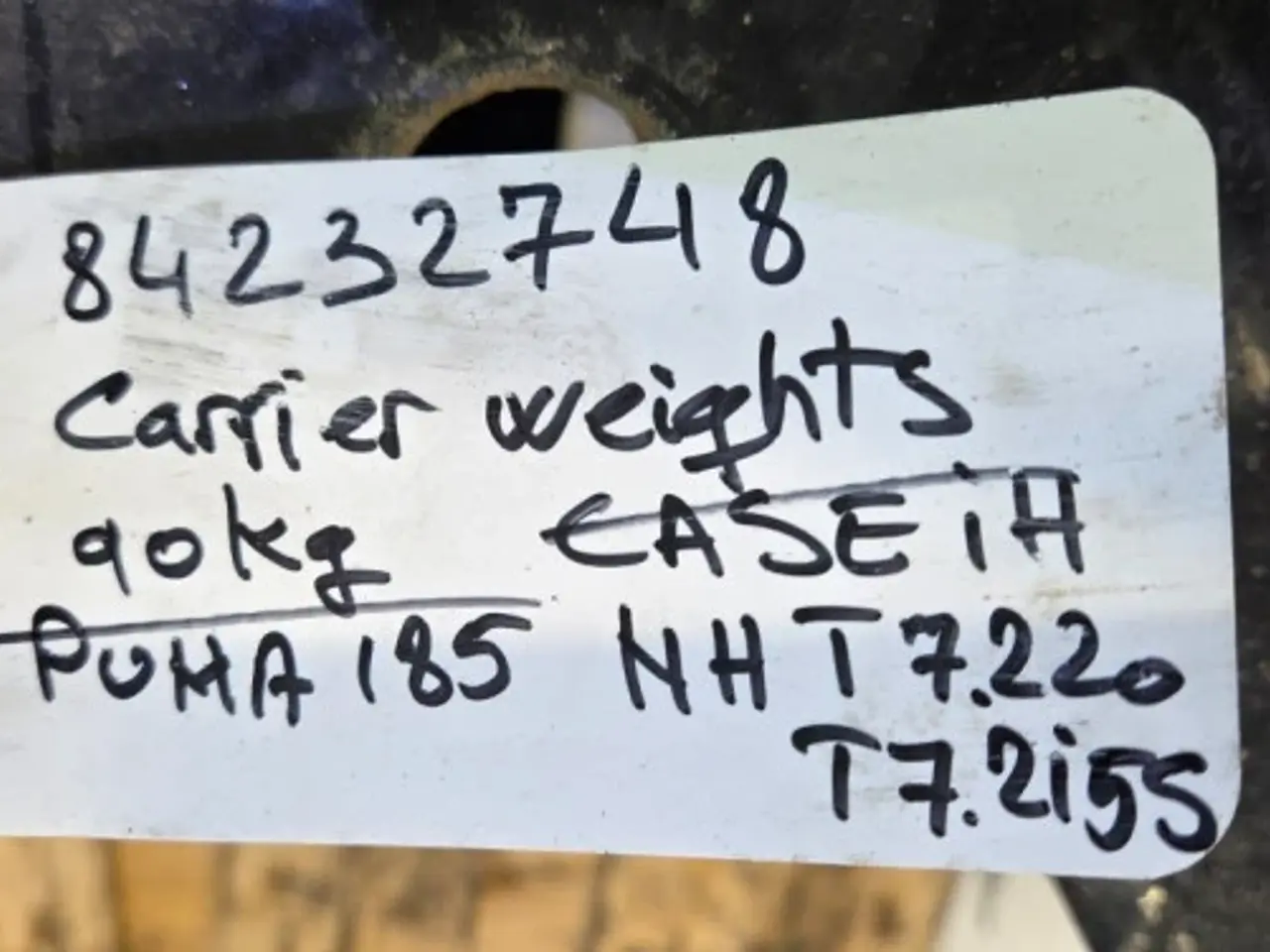 Billede 12 - New Holland T7.220 Vægtholder 84232748