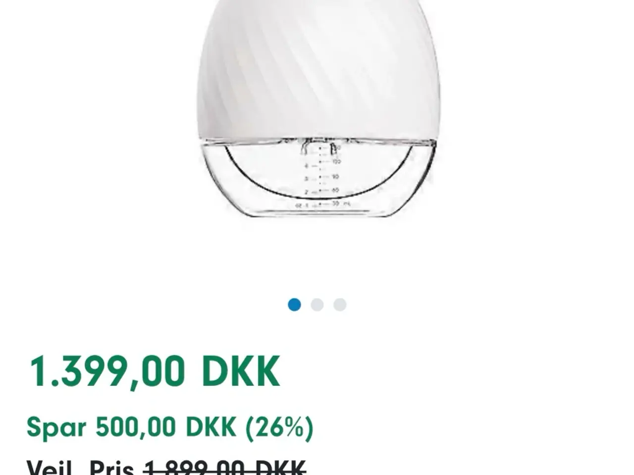 Billede 6 - 2 stk. HORIGEN håndfri brystpumper – 800 kr. for 2