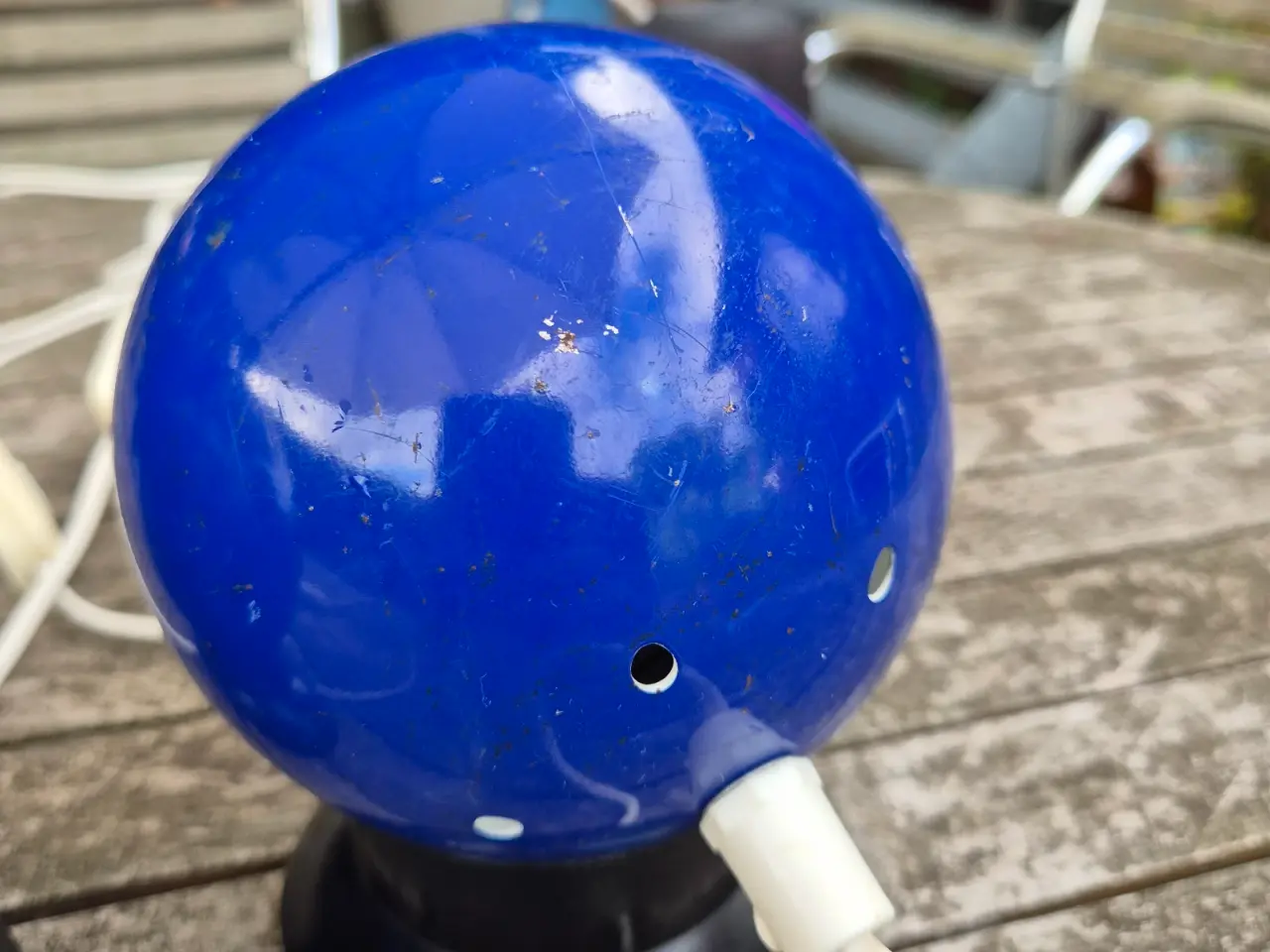 Billede 7 - Rustikke magnetlamper i sjælden blå farve