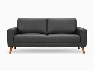 Hjort Knudsen Esbjerg lædersofa
