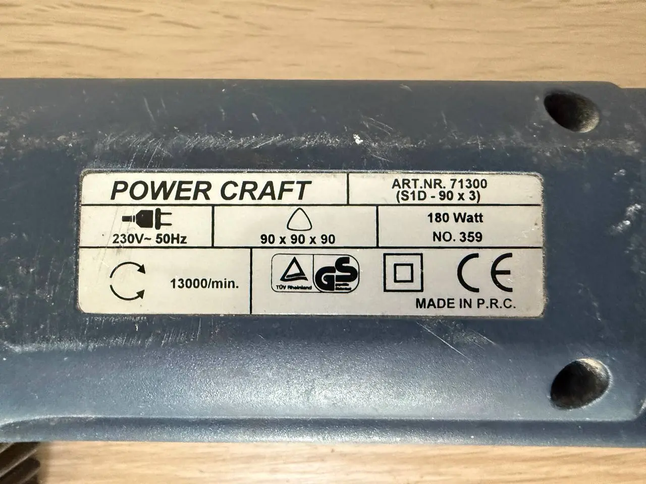 Billede 4 - Trekantssliber med kabel - Power Delt