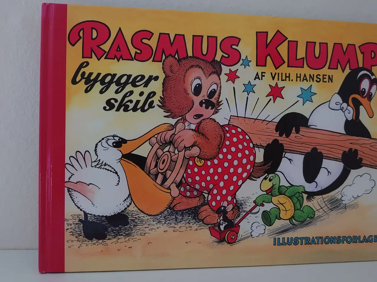 Billede 1 - Vilh. Hansen: Rasmus Klump bygger skib. 2.udg.