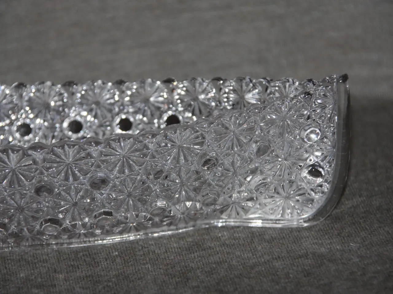 Billede 2 - Grace Darling glas skål 28,5 cm Antik Victorian 