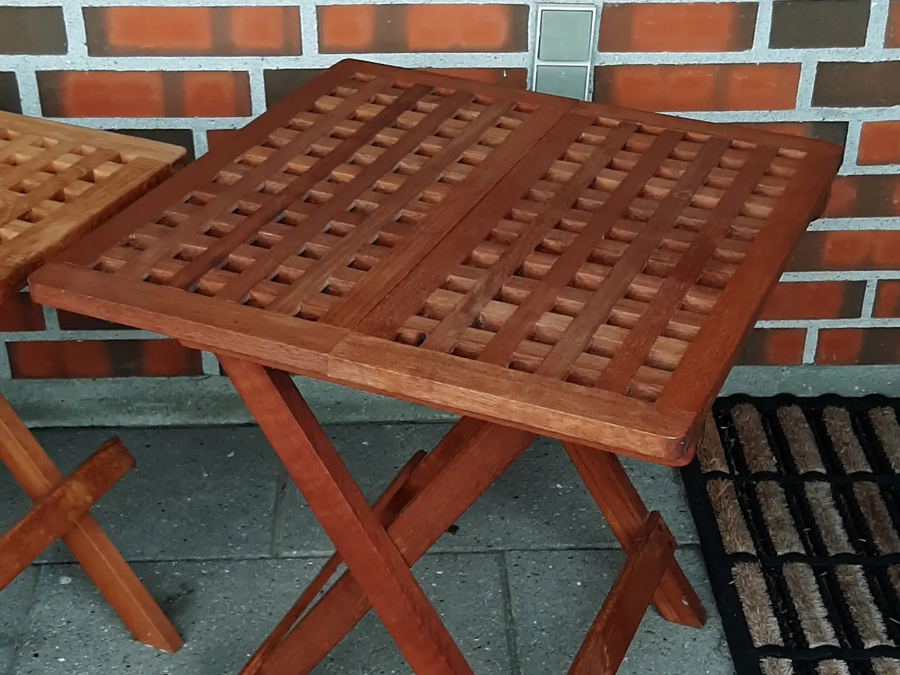 Billede 3 - Klapborde I teaktræ